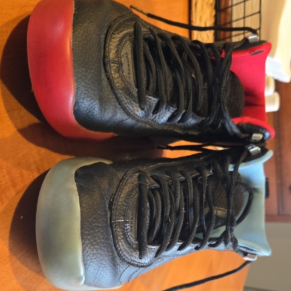 Black Sneakers with Red and Blue Accents - Picture 8 of 9